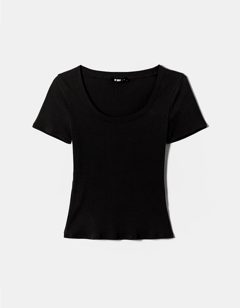 TALLY WEiJL, T-shirt noir basique for Women