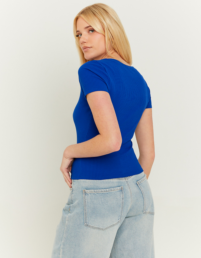 TALLY WEiJL, T-shirt Basica Blu Regular for Women