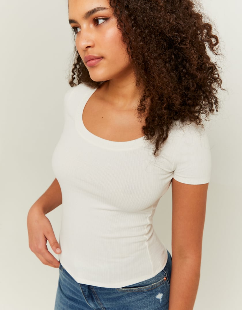 TALLY WEiJL, T-shirt basique blanc for Women