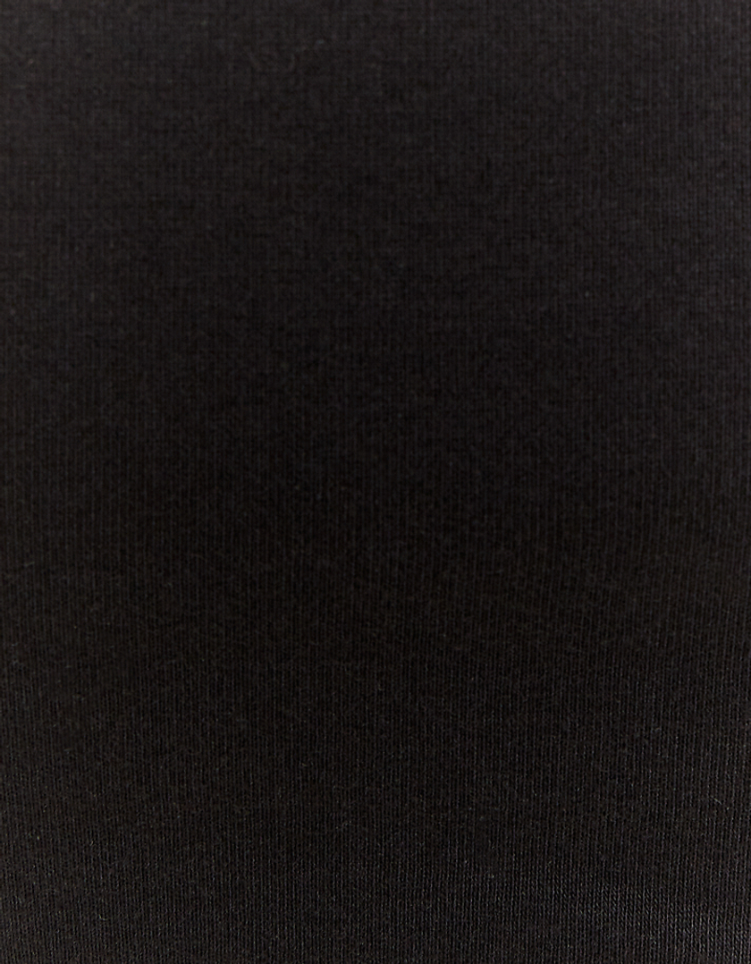 TALLY WEiJL, T-shirt basique côtelé noir for Women