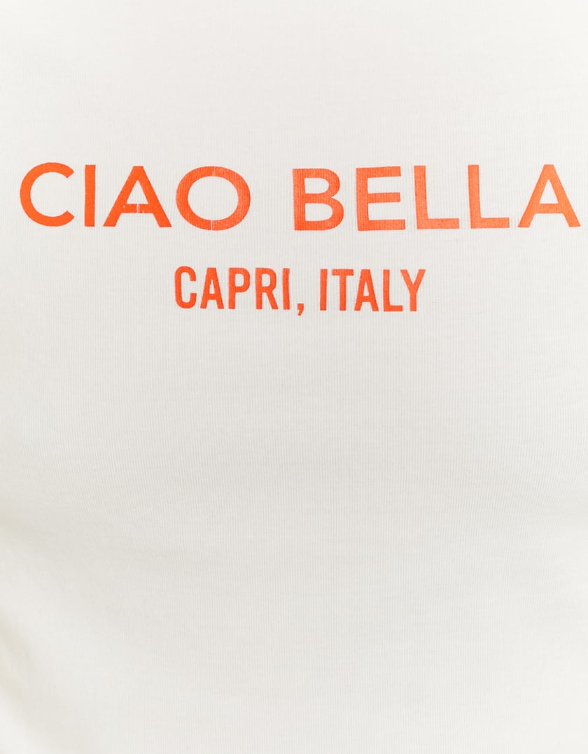 TALLY WEiJL, Maglietta Bianca con Stampa for Women