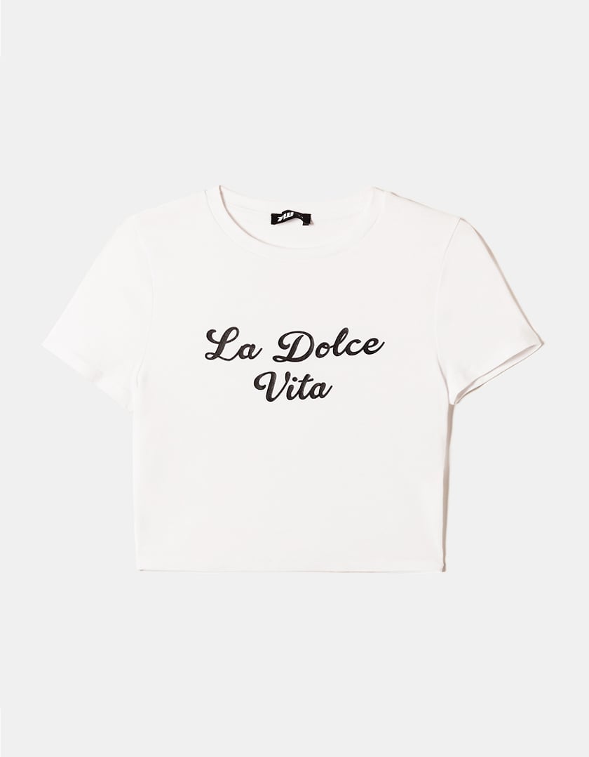 TALLY WEiJL, T-Shirt Blanc Imprimé for Women