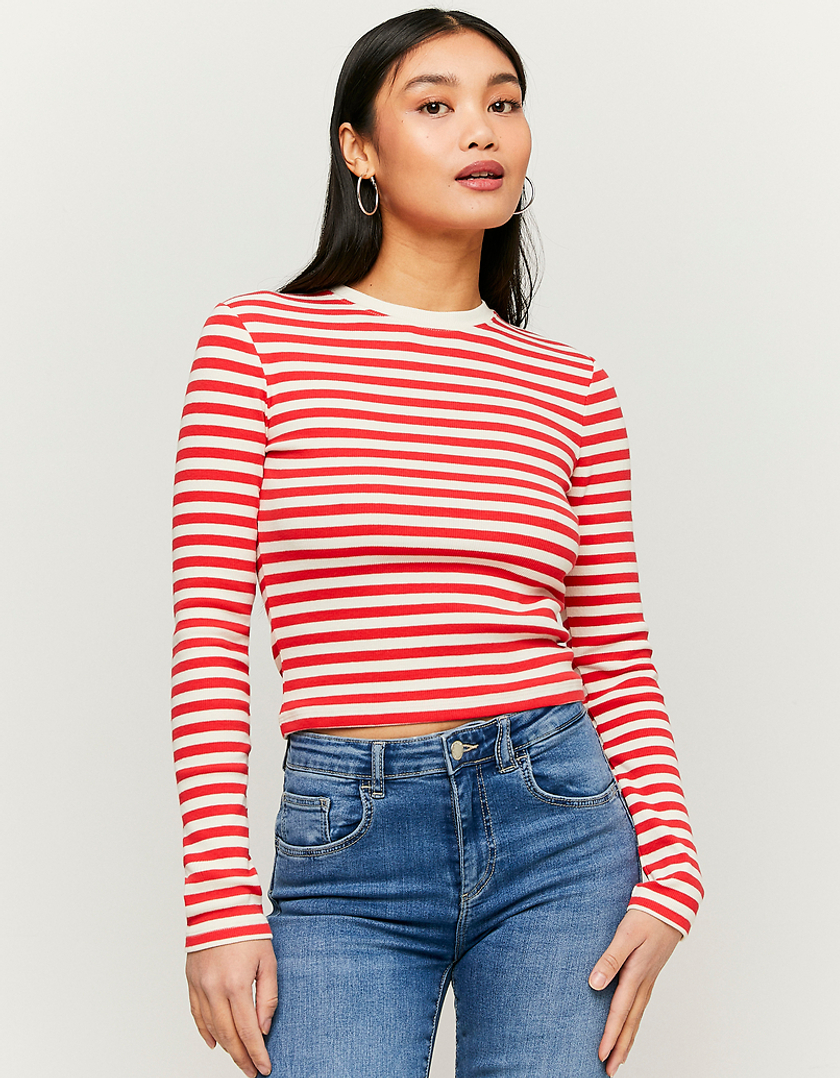 TALLY WEiJL, Long Sleeves Striped T-shirt for Women