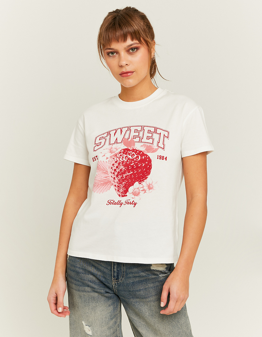 TALLY WEiJL, Loose Printed T-shirt for Women
