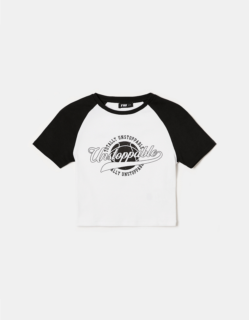 TALLY WEiJL, T-shirt imprimé côtelé for Women
