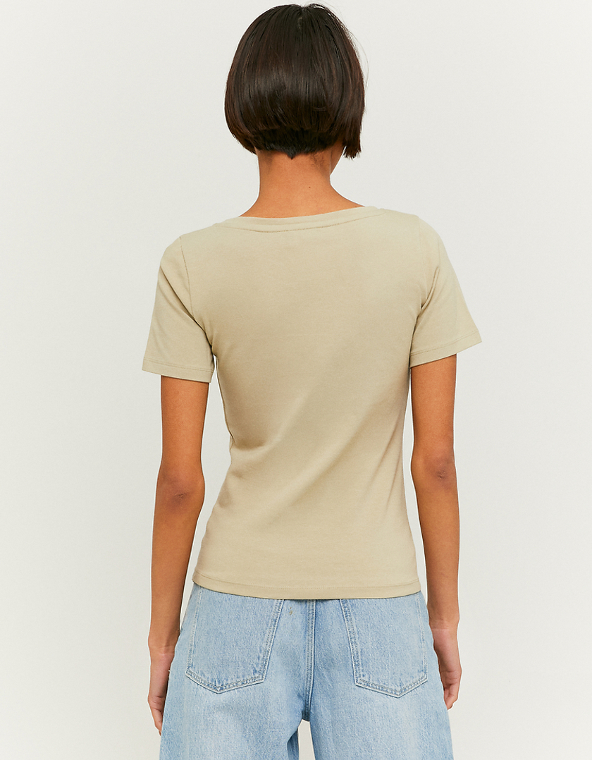 TALLY WEiJL, Green Basic T-shirt for Women