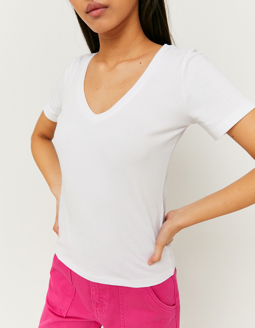 TALLY WEiJL, T-shirt Basique Blanc for Women