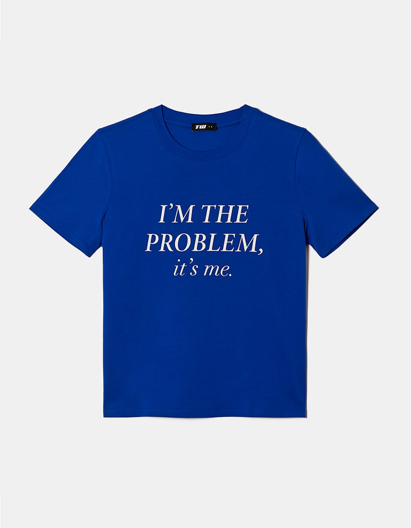 TALLY WEiJL, T-shirt Regular Μπλε for Women