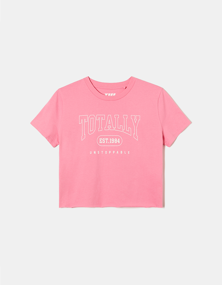 TALLY WEiJL, Pink Printed T-shirt for Women