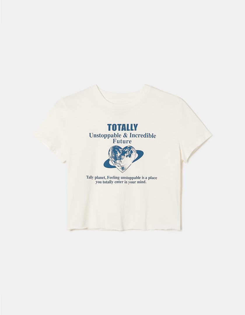 TALLY WEiJL, T-shirt Fantasia Corta for Women