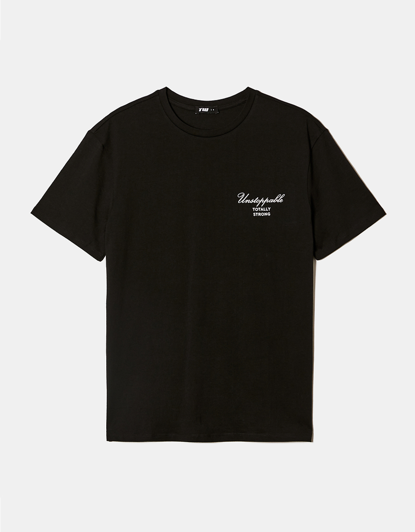 TALLY WEiJL, T-shirt Loose Μαύρο for Women