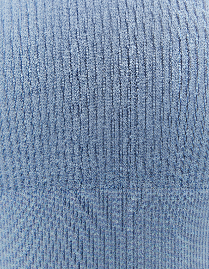 TALLY WEiJL, Ultra Cropped Blue Top for Women
