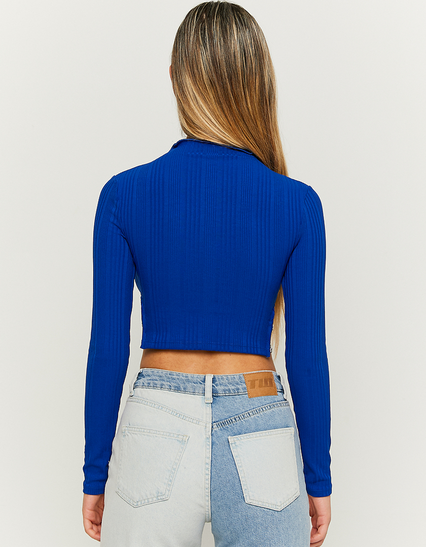 TALLY WEiJL, Blaues Party Top mit Kette for Women