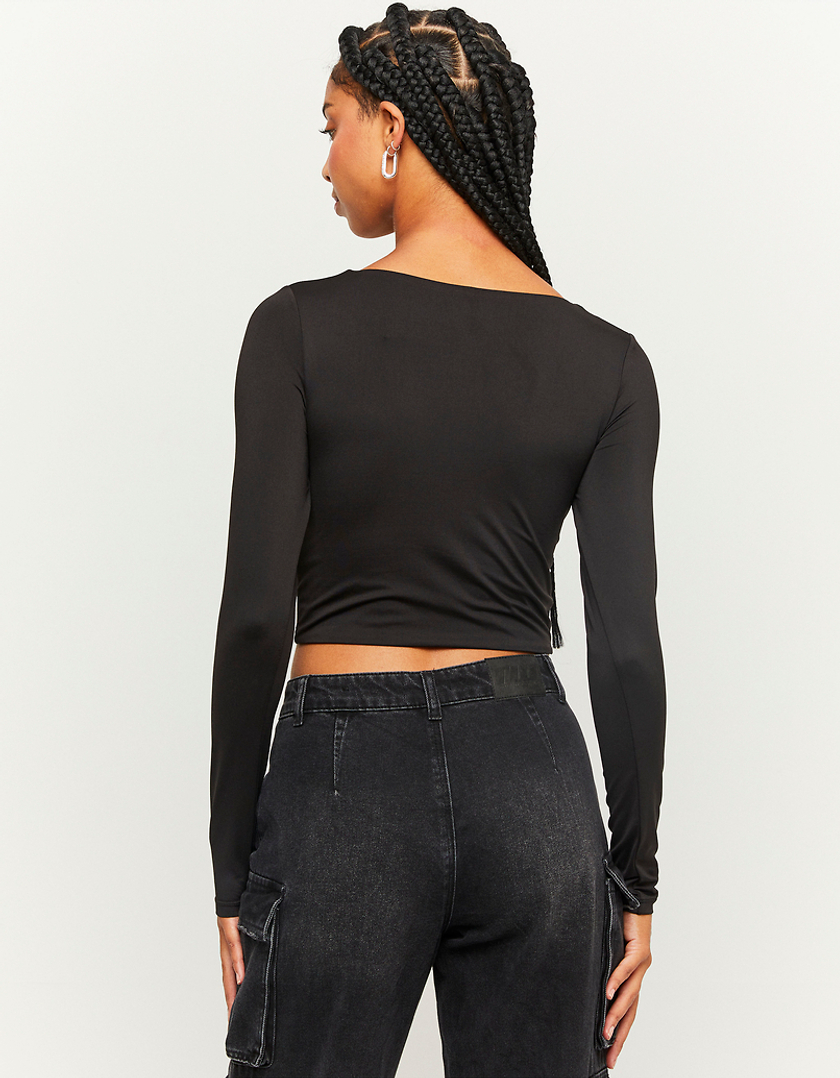 TALLY WEiJL, Ruched Cropped Top for Women