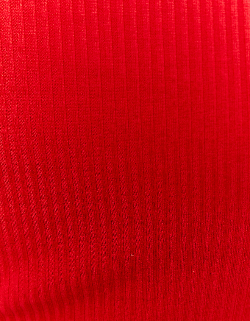 TALLY WEiJL, Czerwona krótka marszczona spódnica for Women