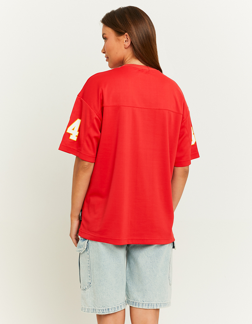 TALLY WEiJL, Oversize Varsity Printed T-shirt for Women