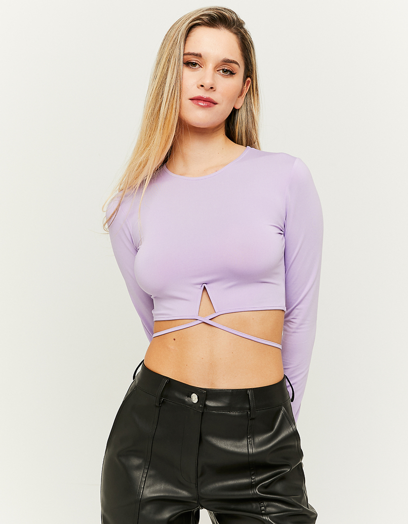 TALLY WEiJL, Purple Jersey Top for Women