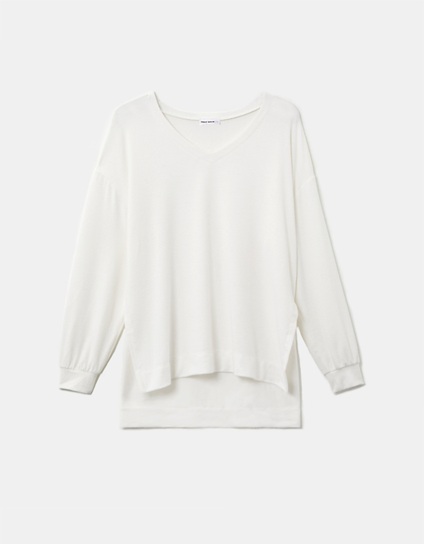 TALLY WEiJL, White Loose Top for Women