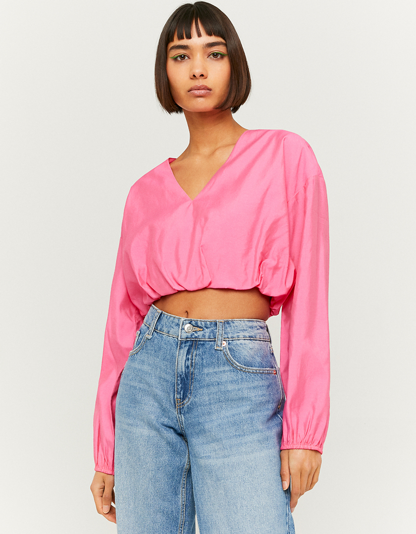 TALLY WEiJL, Cropped Long Sleeves Blouse for Women