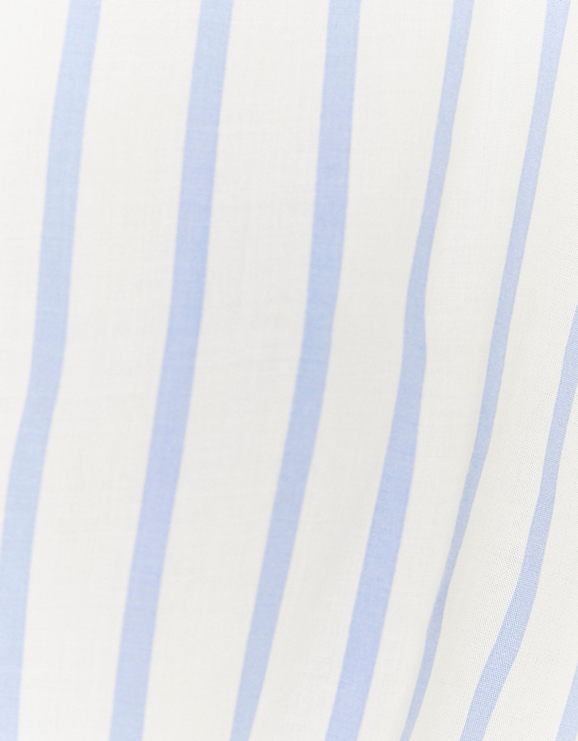 TALLY WEiJL, White Cropped Striped   Shirt for Women