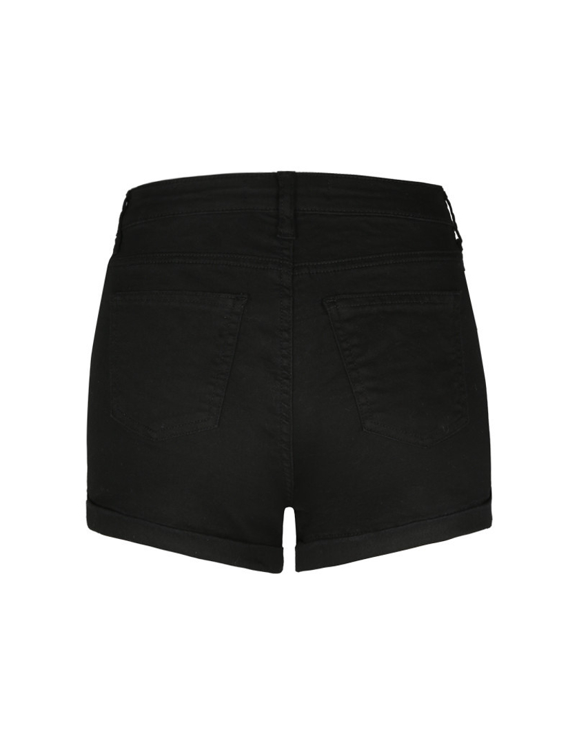TALLY WEiJL, Black High Waist Skinny Denim Shorts for Women